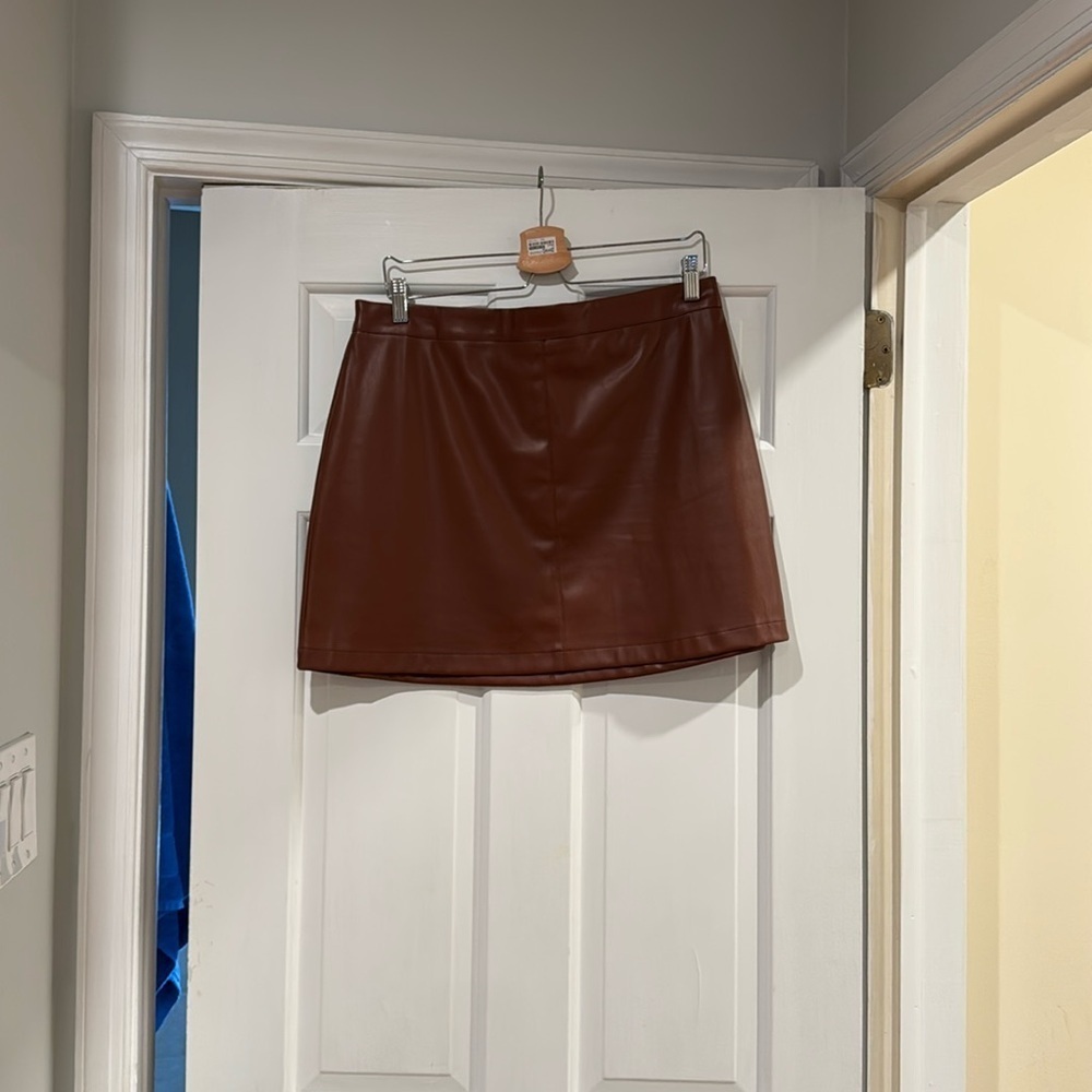 BB Dakota NWT Faux Leather Mini Skirt